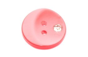 Пуговицы 0222/21/2 S517 розовый темный РП/страз (уп.100 шт)
