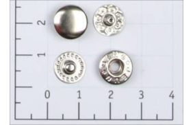 кнопка l-10 цв никель сталь 9.5мм (уп ок.1440шт) k-38 strong купить по цене 1.43 руб - в интернет-магазине Веллтекс | пос. Октябрьский
