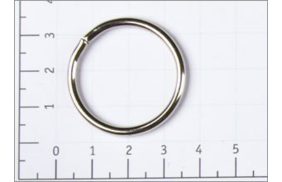кольцо металл 25х2мм цв никель (уп 1000 шт) №3395/z29-16 | Распродажа! Успей купить!
